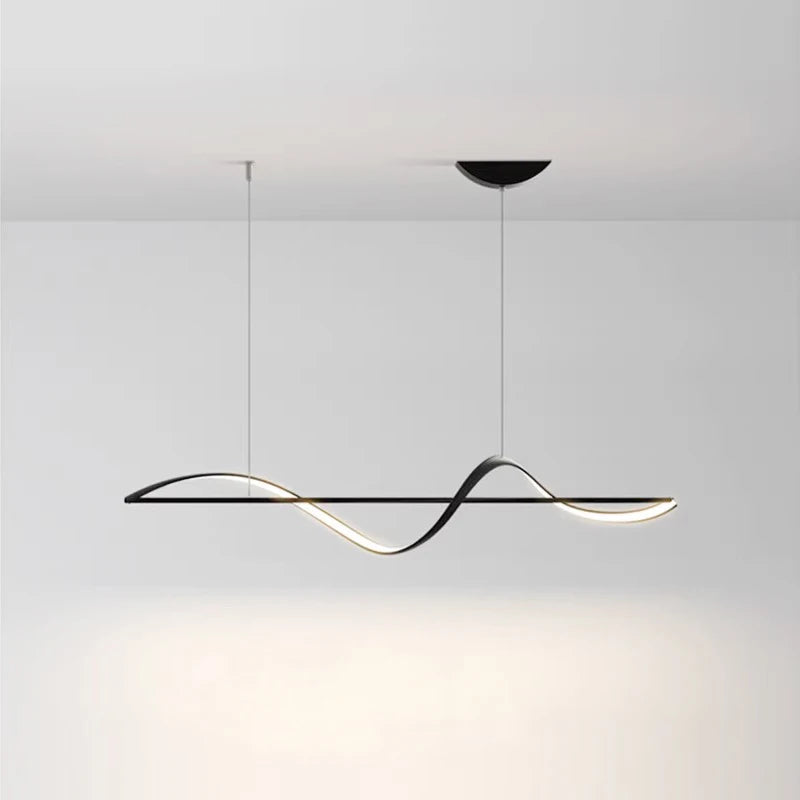 Plafonnier LED Suspendu au Design Moderne, Luminaire Décoratif d'Nik, Idéal pour un Salon ou une Salle à Manger