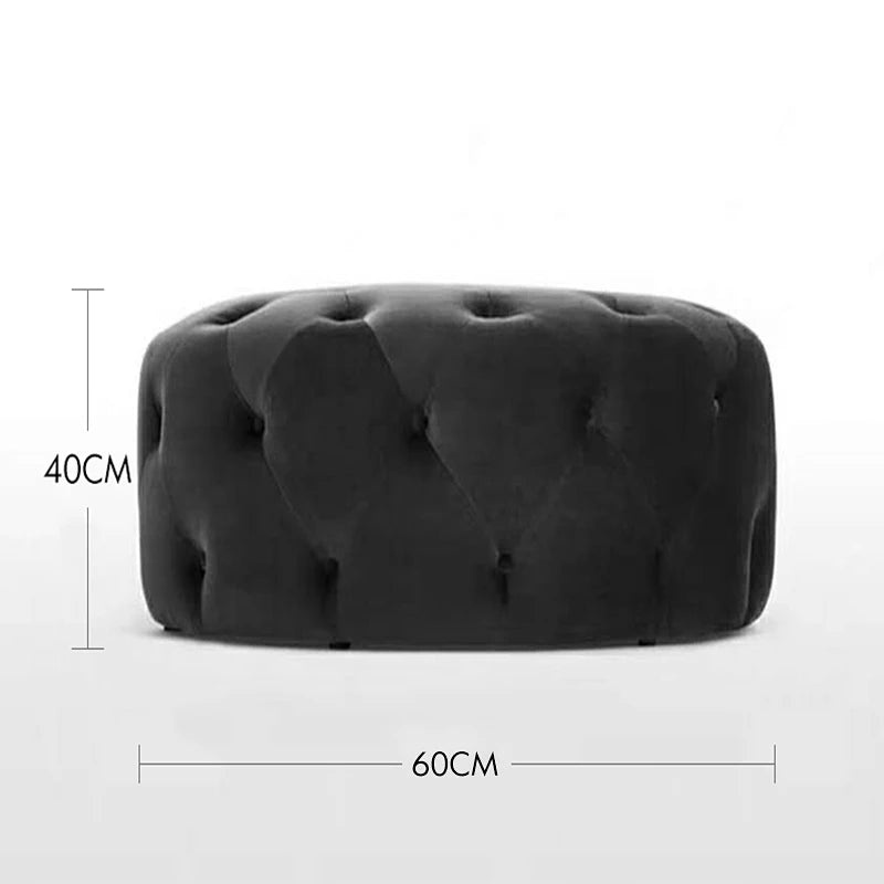 Canapé de Luxe en Velours pour la Maison, Meuble de Salon, Relaxant, Tabouret Bas, Pouf de Sol de Chambre à Coucher Moderne, Styliste INS, Pouf Doux et Paresseux