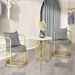 Chaises de salon en velours, confortables, portables, relax, design de luxe, meubles modernes