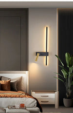 Charger l&#39;image dans la galerie, Applique Murale LED Moderne Réglable, Luminaire Décoratif d&#39;Nik, Idéal pour une Chambre à Coucher, un Salon ou un Canapé
