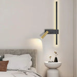 Charger l&#39;image dans la galerie, Applique Murale LED Moderne Réglable, Luminaire Décoratif d&#39;Nik, Idéal pour une Chambre à Coucher, un Salon ou un Canapé
