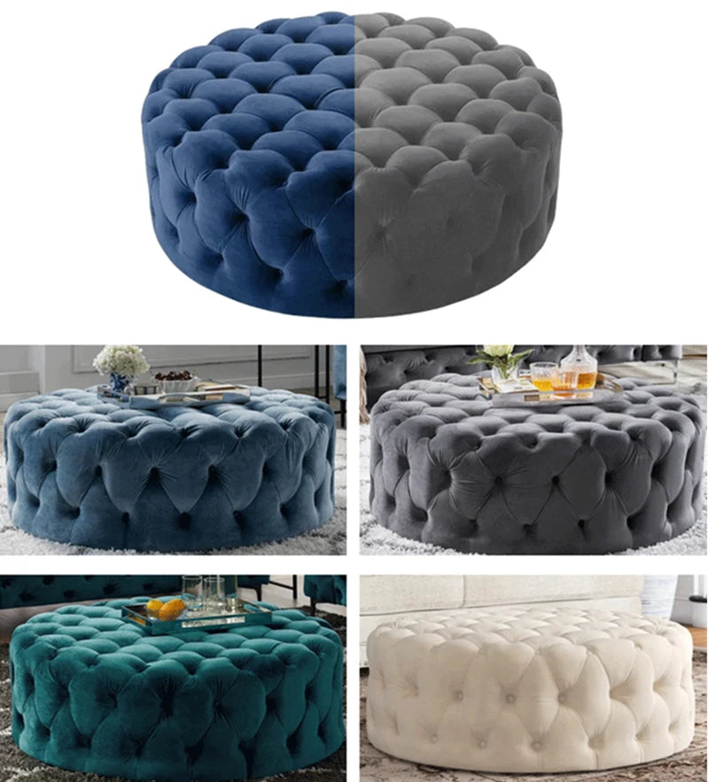 Canapé de Luxe en Velours pour la Maison, Meuble de Salon, Relaxant, Tabouret Bas, Pouf de Sol de Chambre à Coucher Moderne, Styliste INS, Pouf Doux et Paresseux