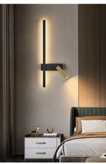 Charger l&#39;image dans la galerie, Applique Murale LED Moderne Réglable, Luminaire Décoratif d&#39;Nik, Idéal pour une Chambre à Coucher, un Salon ou un Canapé
