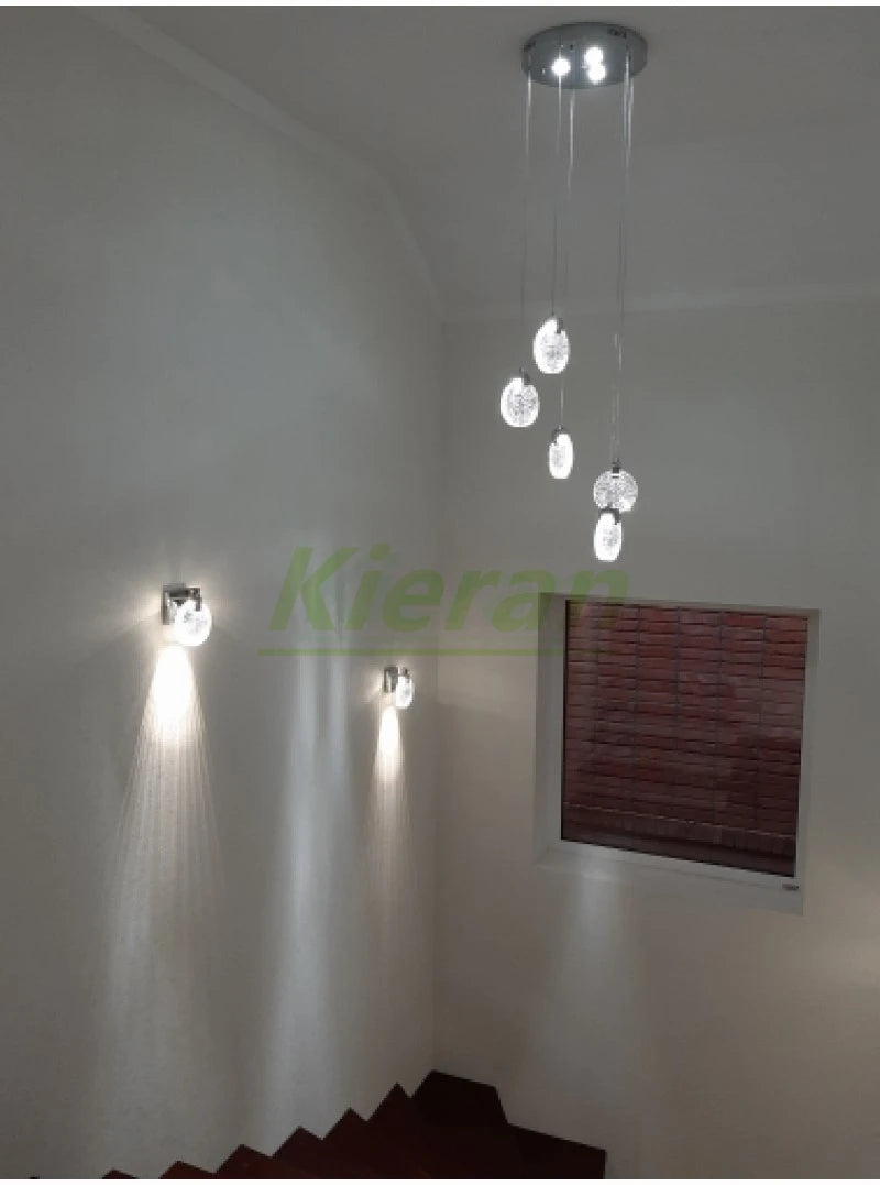 Applique Murale LED en Clip avec Joli en Corde Latérale, Luminaire Décoratif d'Nik, Idéal pour un Salon, une Chambre à Coucher ou un Miroir