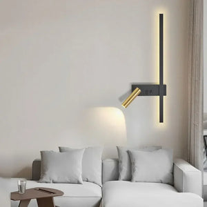 Applique Murale LED Moderne Réglable, Luminaire Décoratif d'Nik, Idéal pour une Chambre à Coucher, un Salon ou un Canapé