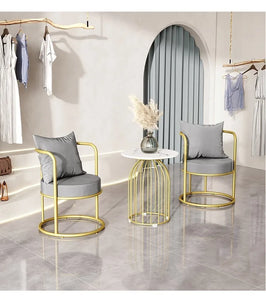 Chaises de salon en velours, confortables, portables, relax, design de luxe, meubles modernes