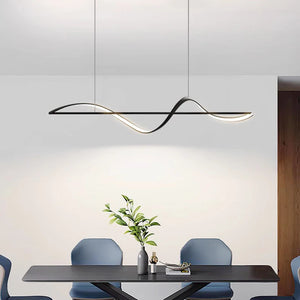 Plafonnier LED Suspendu au Design Moderne, Luminaire Décoratif d'Nik, Idéal pour un Salon ou une Salle à Manger