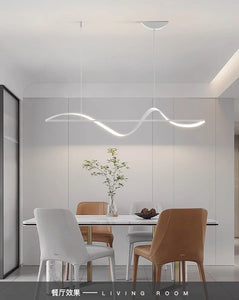 Plafonnier LED Suspendu au Design Moderne, Luminaire Décoratif d'Nik, Idéal pour un Salon ou une Salle à Manger