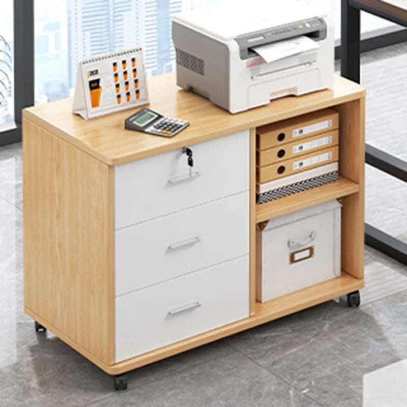 Armoires de classement mobiles Accent, petites commodes de proximité, vanité de bureau, planches de Chi, meubles de maison inclinables multifonctionnels