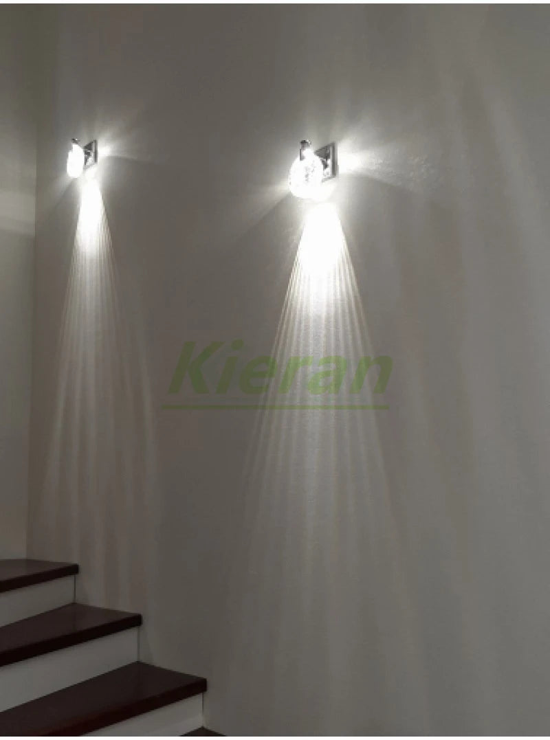 Applique Murale LED en Clip avec Joli en Corde Latérale, Luminaire Décoratif d'Nik, Idéal pour un Salon, une Chambre à Coucher ou un Miroir